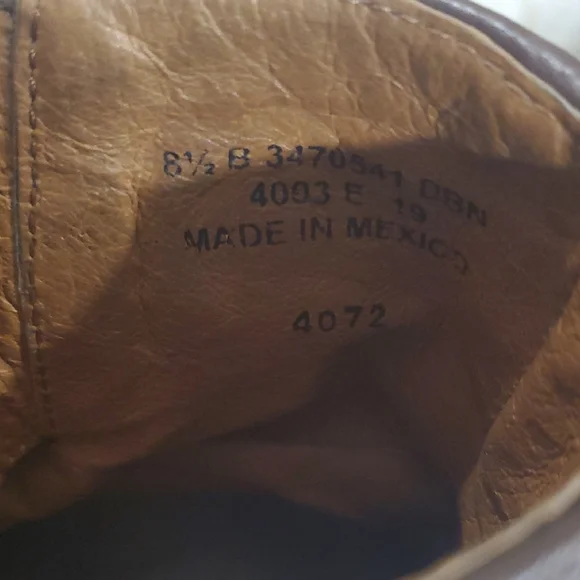 Frye Dark Brown Leather Moto Boots - Picture 11 of 12